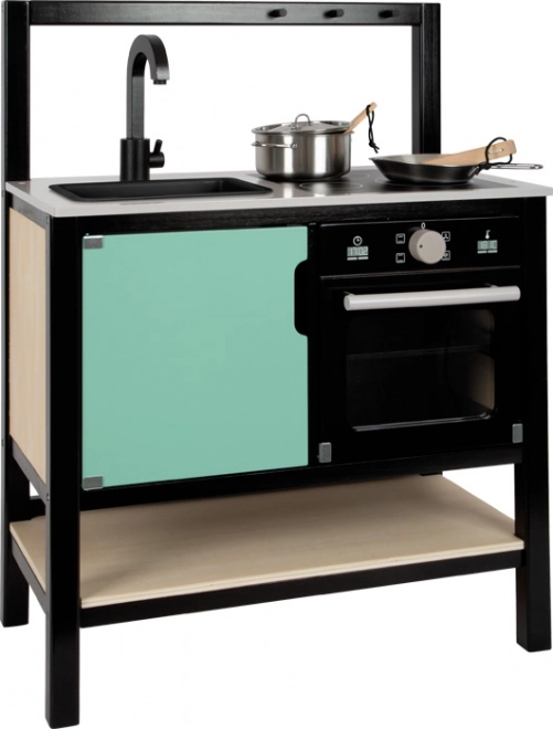 SMALL FOOT Holz-Kinderküche im Industrial-Design