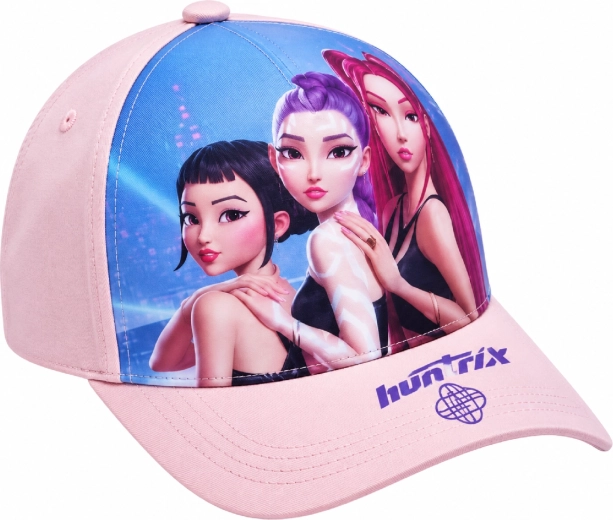 Kinder-Schirmmütze K-Pop Demon Hunters HUNTR/X, rosa
