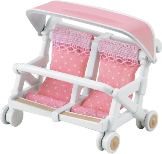 Kinderwagen für Kaninchen-Zwillinge