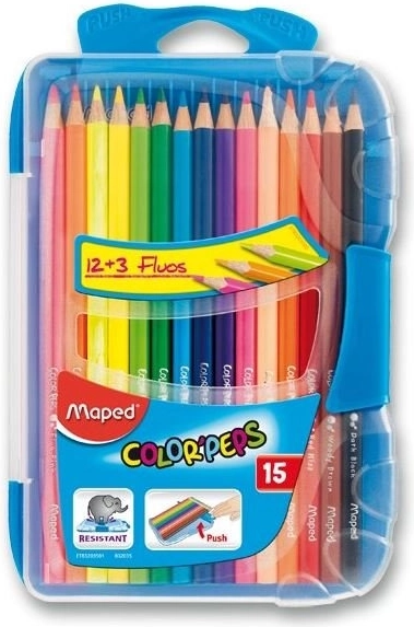 Dreieckige Buntstifte Maped Color'Peps Smart Box 15 Stk.