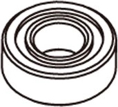 Lager 8 × 12 × 3,5 mm JAMARA, 6 Stück