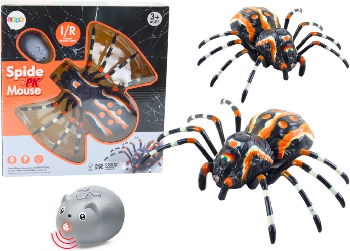 Fernbedienbarer Spinne mit Infrarotsteuerung mit Dampf- und Lichteffekten