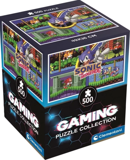 Puzzle CLEMENTONI Gaming Collection Sonic II 500 Teile