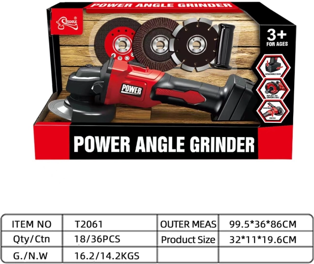 Interaktive Akku-Kinderschleifmaschine ab 3 Jahren mit sicherer Scheibe und drei austauschbaren Discs