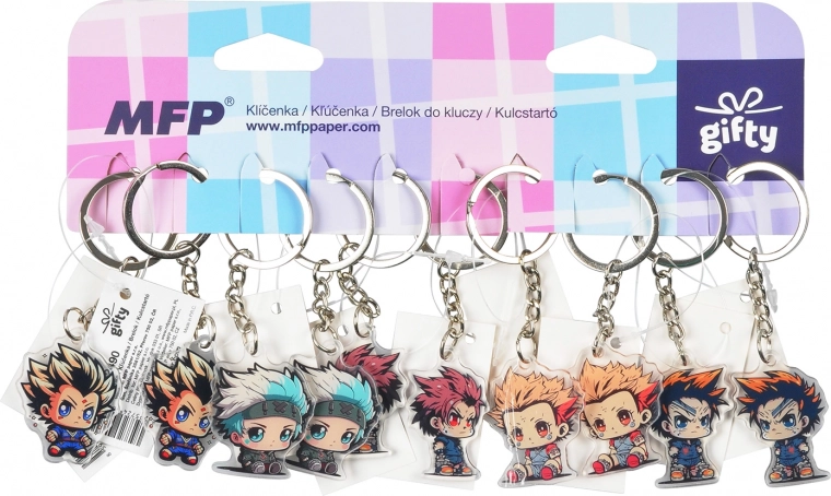 Schlüsselanhänger Anime Mix 10 Stk