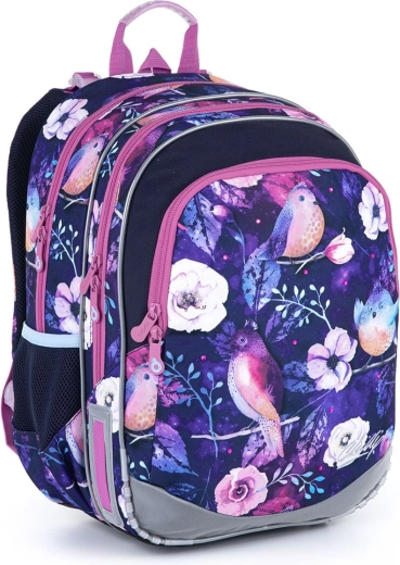 Schulrucksack Topgal Elly mit Vogelmotiv