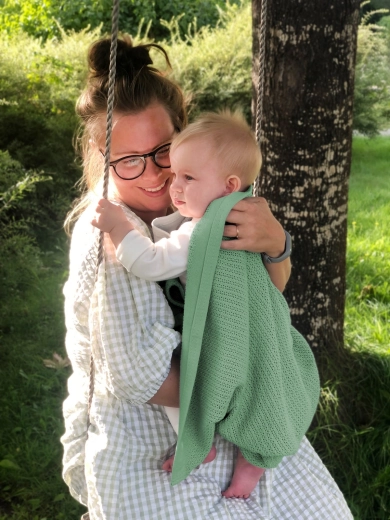Ideal für Kinderwagen und Babybett