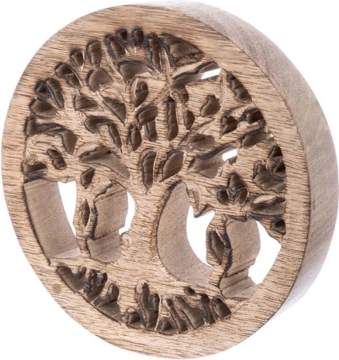 Originale Maserung von Mangoholz