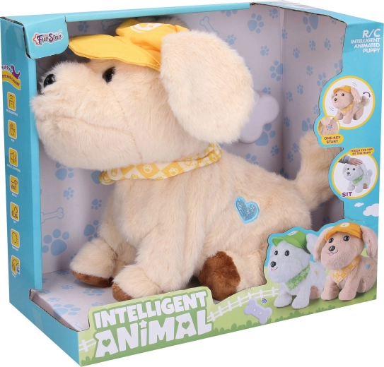 Interaktiver Plüschhund mit Fernbedienung 27 cm