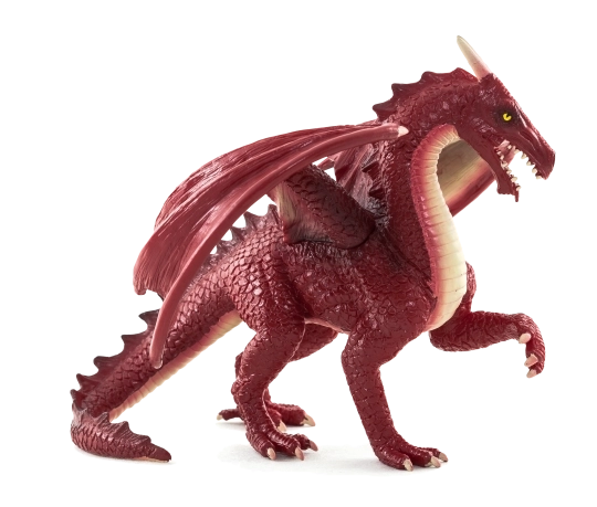 Mojo Roter Drache Figur Deluxe