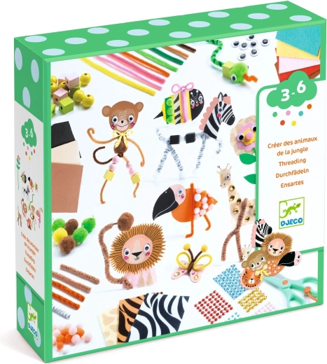Djeco Set für kreatives Gestalten Dschungel