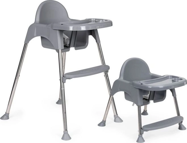 Kinder-Hochstuhl 2-in-1 mit Tablett und Gurten ECOTOYS