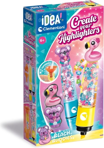 Clementoni IDEA Kreativset zur Herstellung von Textmarkern FRIENDS