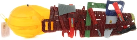Kinder-Werkzeugset mit Helm und Gürtel