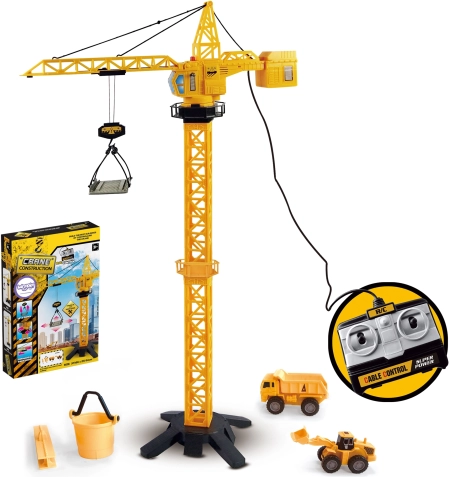 Woopie ferngesteuerter Baukran 103 cm mit Zubehör