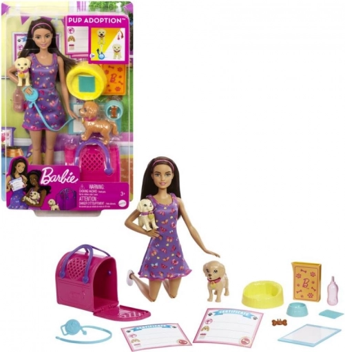 Spaßset Barbie Pflege von Hunden