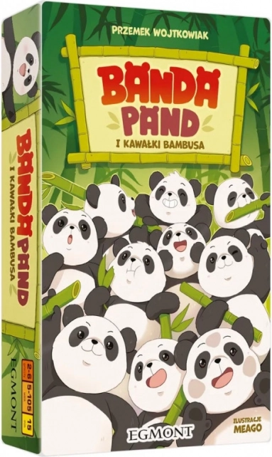 Spiel Banda Panda und Stücke von Bambus
