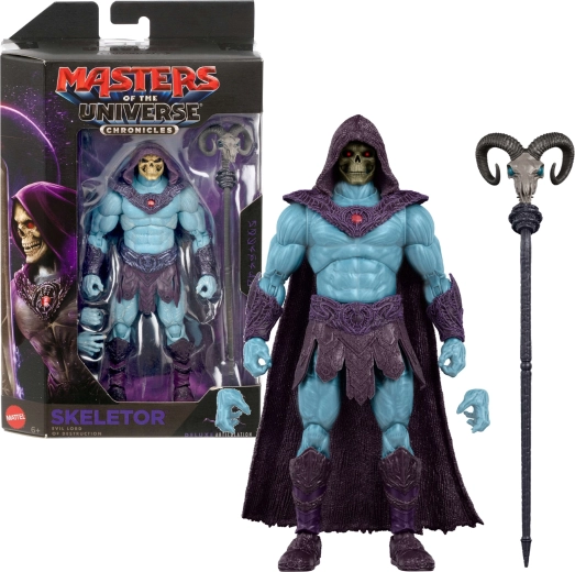 Mattel Masters of the Universe Chronicles Sammelfigur Skeletor 17 cm mit Zubehör