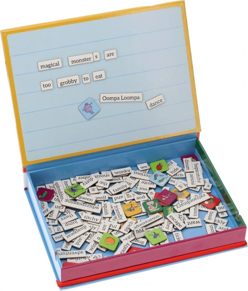 Magnetische Tafel Wörter aus den Büchern von Roald Dahl