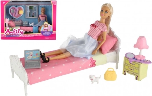 Puppe Anlily mit Zimmer und Zubehör