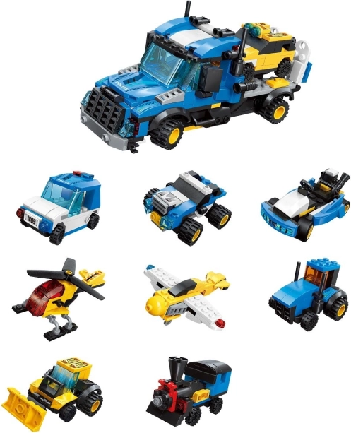 Qman städtischer Abschleppwagen 8-in-1 Baukasten
