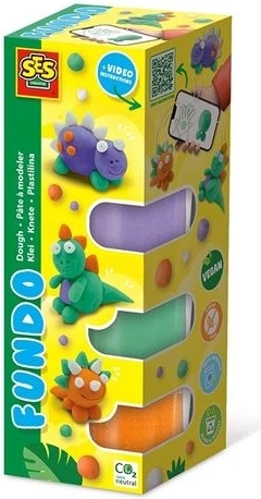 SES Creative FunDo Modelliermasse Dinosaurier