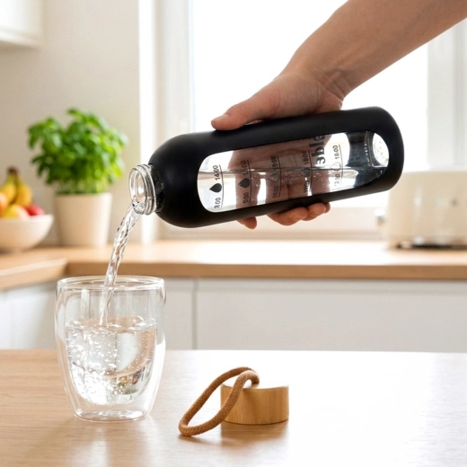 Robustes Borosilikatglas auch für heiße Getränke