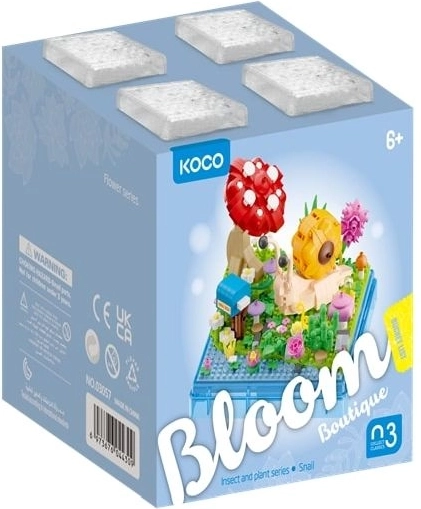 KOCO Bauset Bloom Boutique Schnecke 625 Teile - 1 Stück