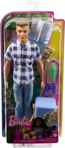 Barbie Ken Camping – Puppe mit Zubehör