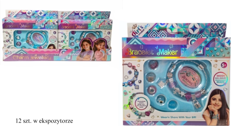 DIY-Set zur Herstellung von Armbändern mit Perlen und Anhängern