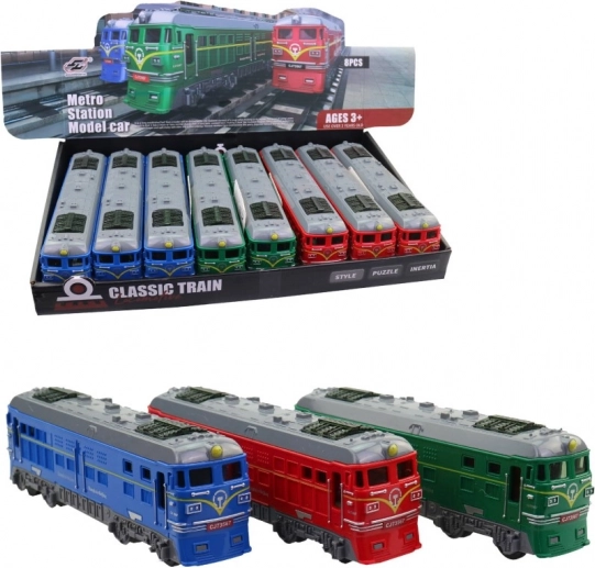 Plastlokomotive für Kinder 18 cm