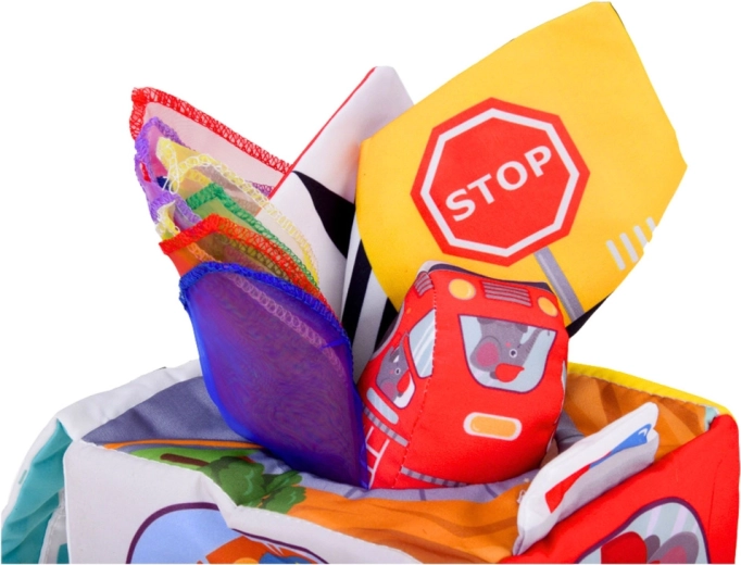 Herausziehbare Bändchen und Kügelchen für die Feinmotorik