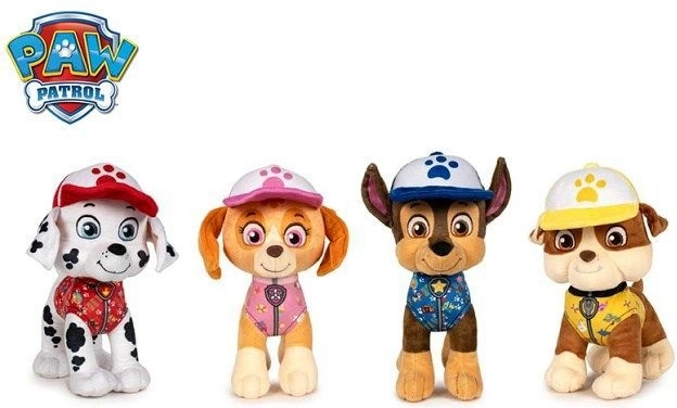 Plüschfigur Paw Patrol Marshall Sommer-Edition 27 cm - 1 Stück