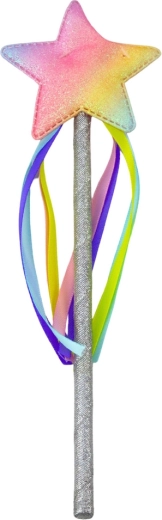 Zauberstab mit Stern und Bändern