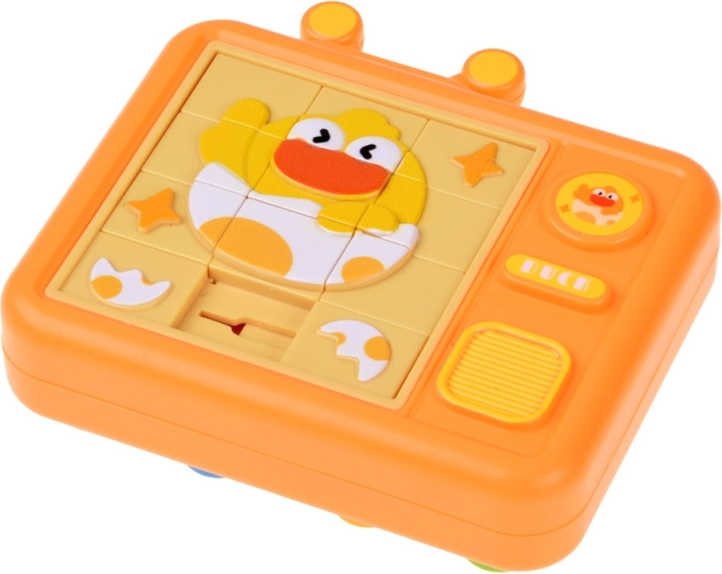 Schiebepuzzle mit Kükenmotiv