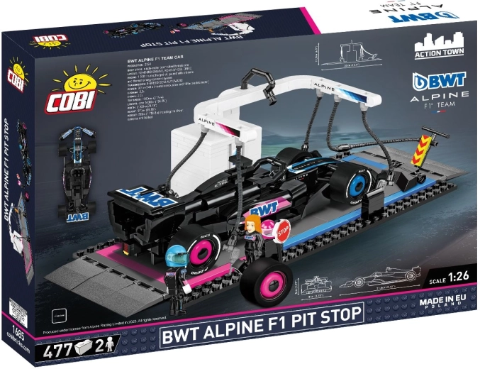 Offiziell lizenzierter Alpine F1 Boxenstopp