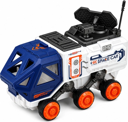 Forschungsfahrzeug Space Car auf Rädern