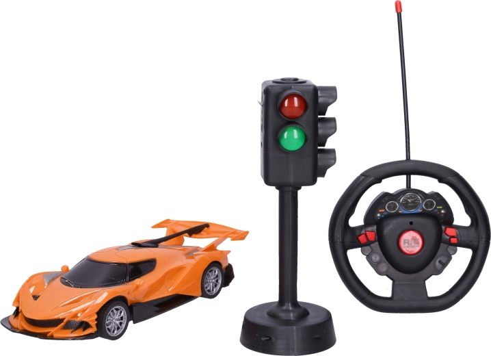 Renn-RC-Auto mit realistischen Effekten