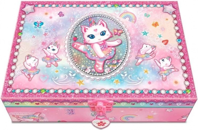 Set mit Tagebuch - Katze Ballerina