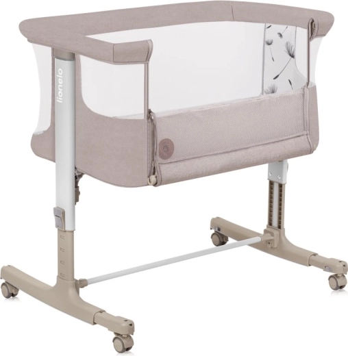 Sicheres Beistellbett mit Höhen- und Neigungsverstellung