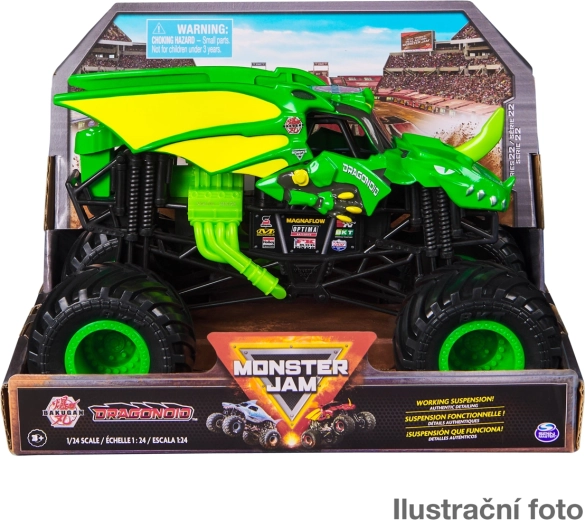 Monster Jam Metallmodell Monstertruck 1:24 – Grave Digger (Sortiment)