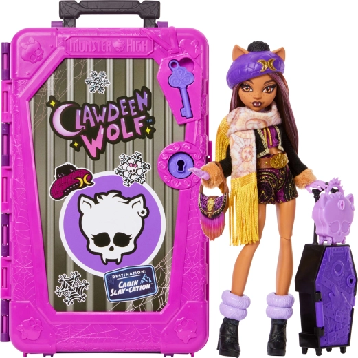 Monster High Puppe Clawdeen Wolf – Gruselige Ferien mit Überraschungen