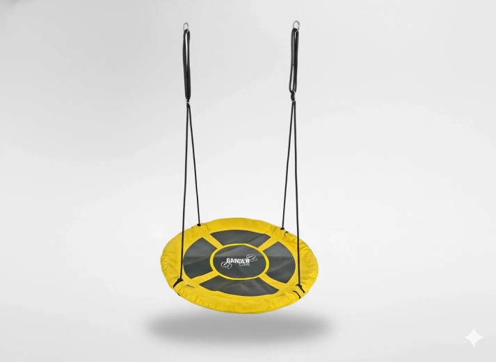 Hängende Nestschaukel 100 cm gelb