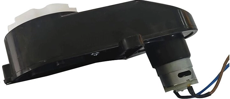Linkes Getriebe mit Motor für das elektrische Kinderfahrzeug RUF CTR3 Li-Power 12,6 V