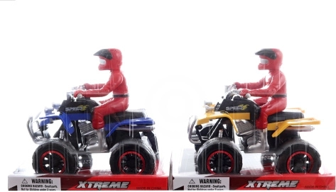 Quad mit Fahrer und Schwungradantrieb – 1 Stück