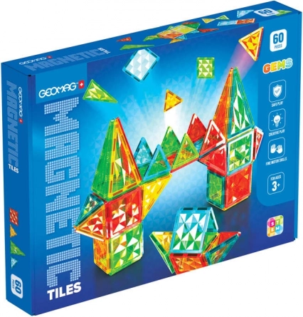 Geomag Gems Rocket Magnetfliesen 60 Stück