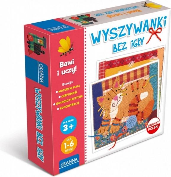 Sticken ohne Nadel – Kreativset für Kinder