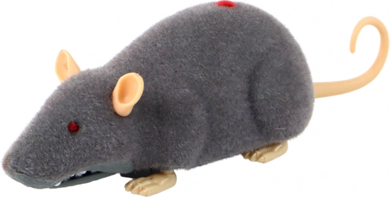 Unterhaltsames Spielzeug Maus mit Fernbedienung grau
