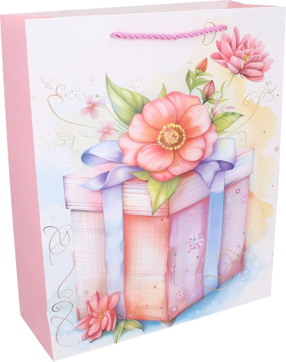 Elegantes Blumen- und Geschenkmotiv