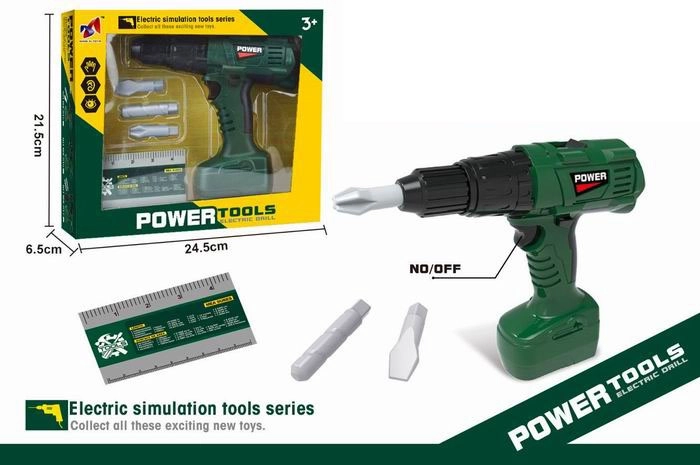 Kinder-Akkubohrer mit Batteriebetrieb